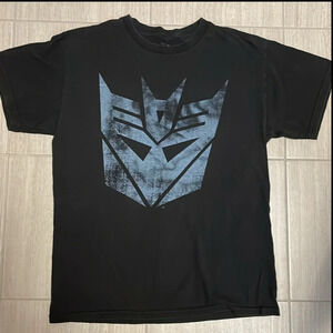 Transformers Retro 2014 Men’s Medium Black Decepticon Logo